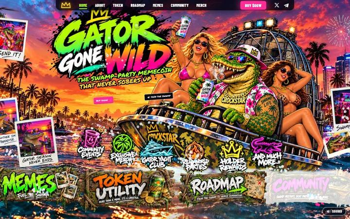 Gator Gone Wild website