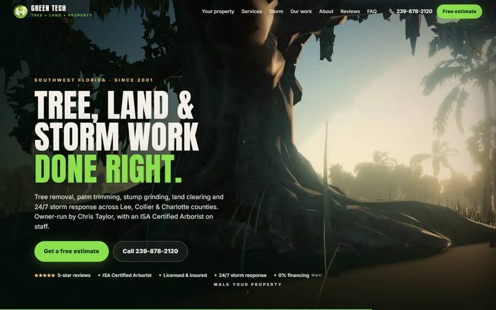Green Tech website
