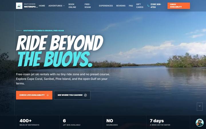Nauti Hooker website