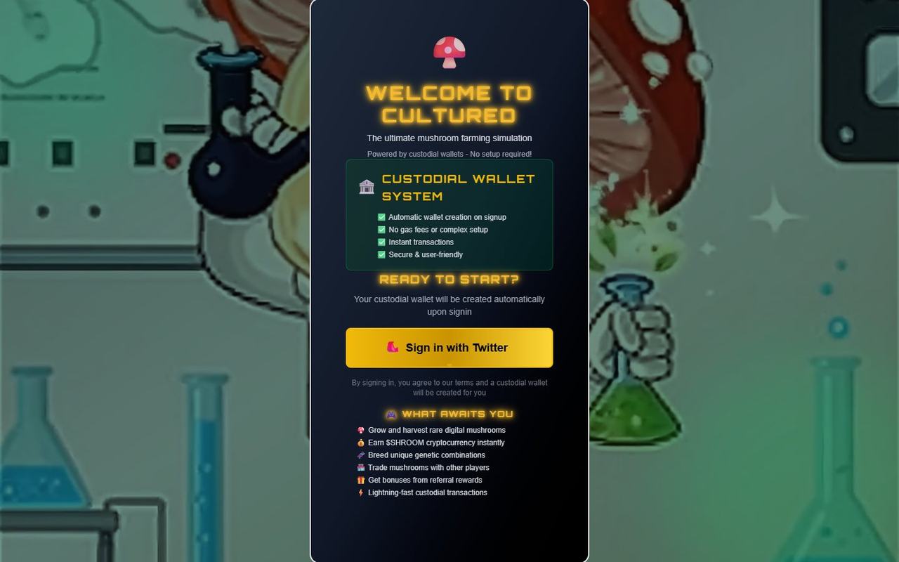 Cultured website, desktop view 4