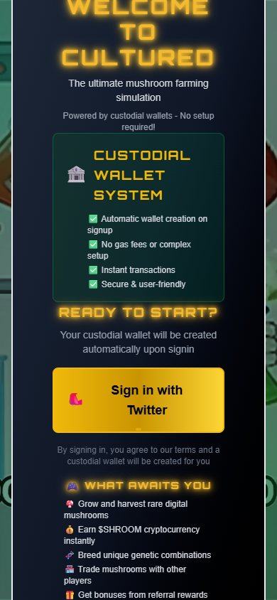 Cultured website on a phone