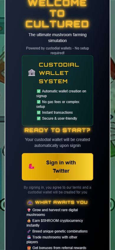 Cultured website on a phone