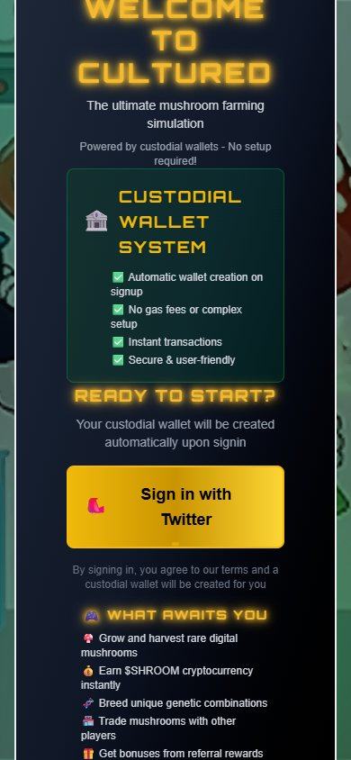 Cultured website on a phone
