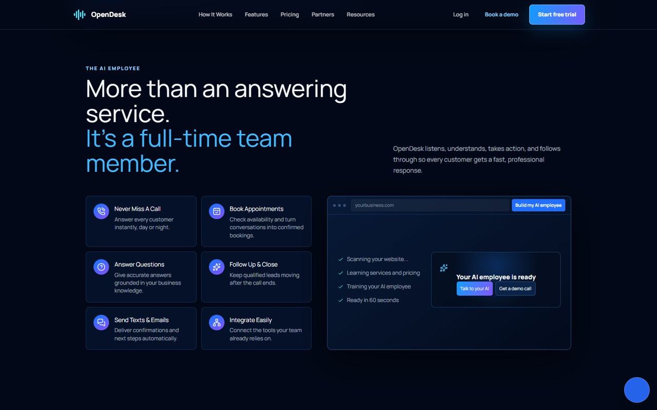 OpenDesk website, desktop view 3
