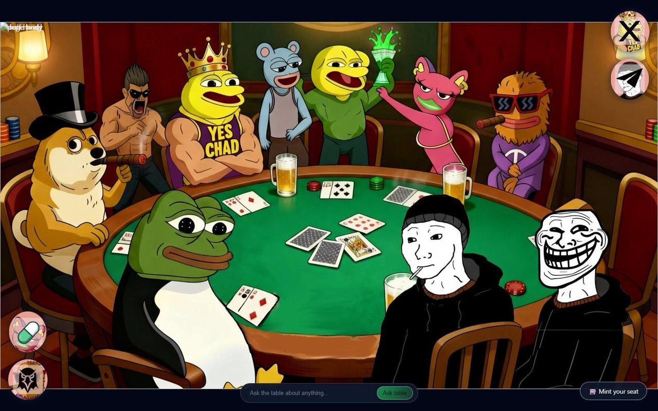 Pepeguin Poker Room website, desktop view 1