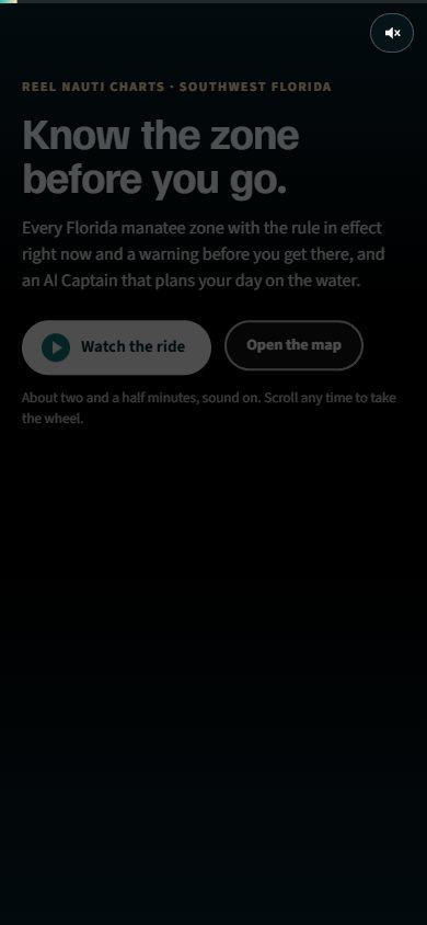 Wakeline website on a phone